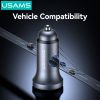 Tẩu Sạc Cho Ô Tô USAMS CC320 2.4A (2*USB-A Port)