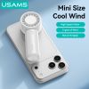 Quạt Mini Cầm Tay USAMS ICE01 3W (500mAh, 2H, 3-gears of Wind)