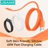 Cáp Sạc Nhanh USB to Type-C USAMS SJ786 U98 18W (3A, 1m, 480Mbps)