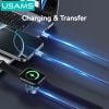 Cáp Sạc Nhanh C to 2C+Apple Watch Wireless Charger USAMS SJ785 72W (1.2m, 480Mbps)
