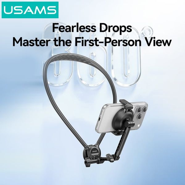 Giá Đỡ Điện Thoại Từ Tính Đeo Cổ USAMS JOY02 (For 4.7–7.2