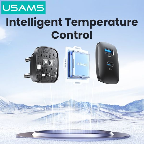 Củ Sạc Nhanh C+A USAMS CC290 45W (Multiple Protection)