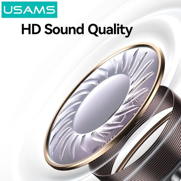Tai Nghe Bluetooth TWS USAMS Echo E03 (Bluetooth v5.3, 4H, AAC Lossless Audio Decoding, 13mm Dynamic Speaker, Surround Stereo Sound)