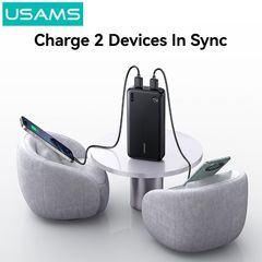 Pin Dự Phòng 2U CD254 PB83 20000mAh 10.5W (Type-C input, 2*USB-A output)