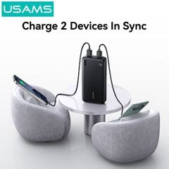 Pin Dự Phòng 2U CD253 PB83 10000mAh/20000mAh 10.5W (Type-C input, 2*USB-A output)