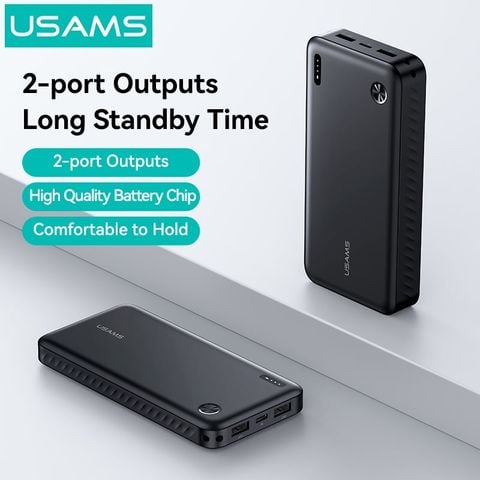 Pin Dự Phòng 2U CD253 PB83 10000mAh 10.5W (Type-C input, 2*USB-A output)