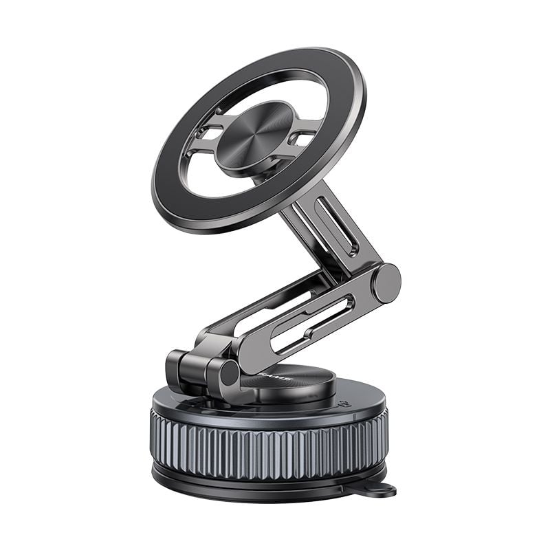 Giá Đỡ Điện Thoại Hút Chân Không Ô Tô Từ Tính + Để Bàn USAMS ZJ087 (360° Rotation, 360° Foldable, 3-Axis folding, N52 Strong magnetic adsorption)