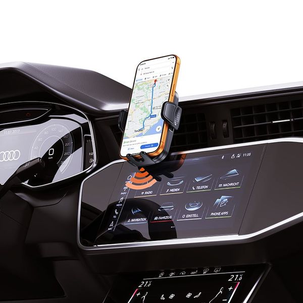 Tẩu Sạc Cho Ô Tô USAMS CC328 30W (1*Type-C + 1*USB-A port, Bluetooth v5.2, RGB Ambient Lighting, 2 Playback Modes​)