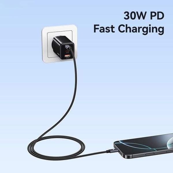 Cáp Sạc Nhanh C to Lightning USAMS SJ770 U91 30W (1.2m, 480Mbps)