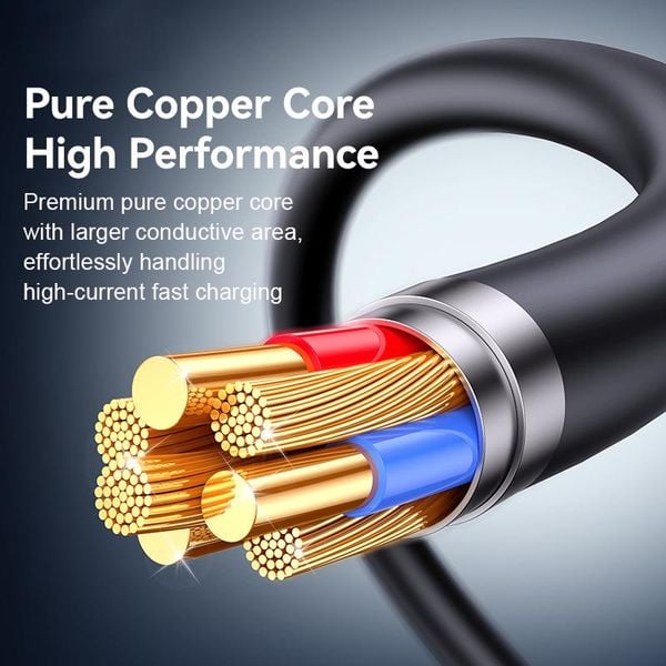 Cáp Sạc Nhanh C to Lightning USAMS SJ781 U94 30W (1m, 480Mbps)