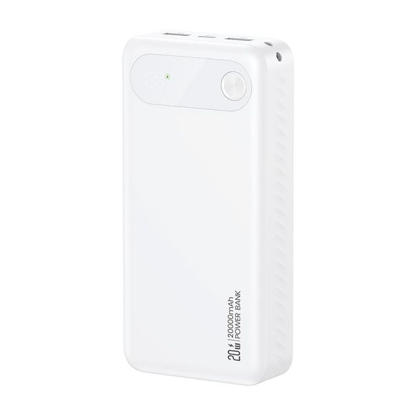 Pin Dự Phòng 2U CD254 PB83 20000mAh 10.5W (Type-C input, 2*USB-A output)