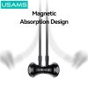 Tai Nghe Bluetooth Thể Thao USAMS YQ24 (Bluetooth v5.3, 20H, IPX5, Neckband Wireless Earphones)