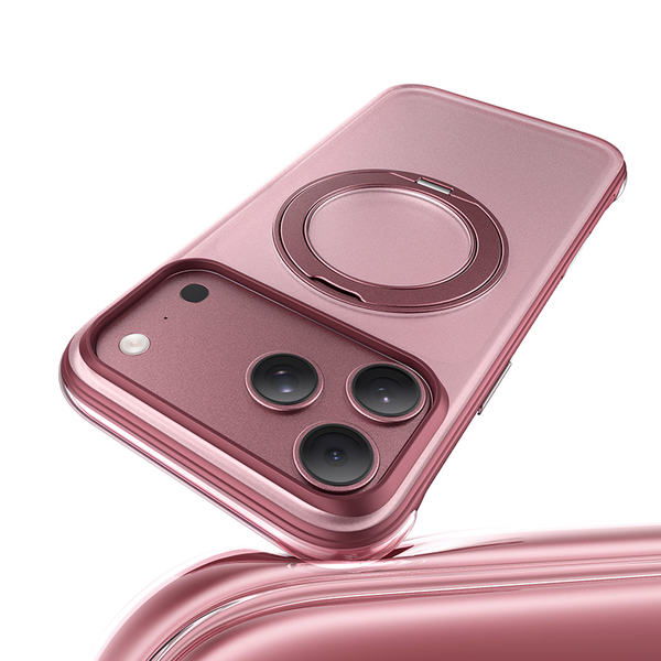 Ốp Lưng Từ Tính Cho iPhone 18 Series USAMS Shield Series BH972/BH973 (with Rotating Stand, Anti-fingerprint)