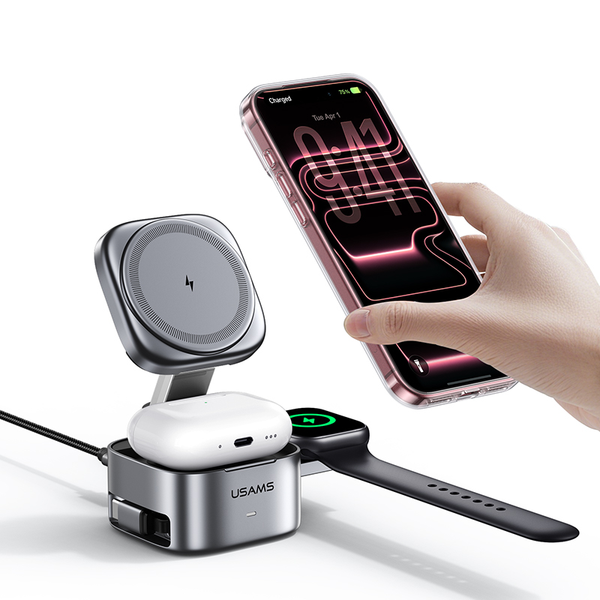 Ốp Lưng Trong Suốt Cho iPhone 18 Series USAMS Primary Series BH970/BH971 (High-Elastic Protection, Support Wireless Charging with Wearing Case)