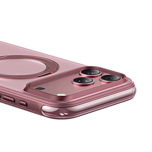 Ốp Lưng Từ Tính Cho iPhone 18 Series USAMS Shield Series BH972/BH973 (with Rotating Stand, Anti-fingerprint)