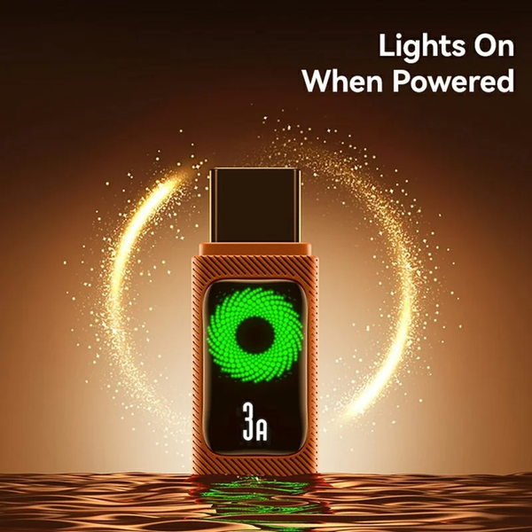 Cáp Sạc Nhanh USB to Type-C USAMS SJ772 U92 3A (1.2m, 480Mbps, with Light)