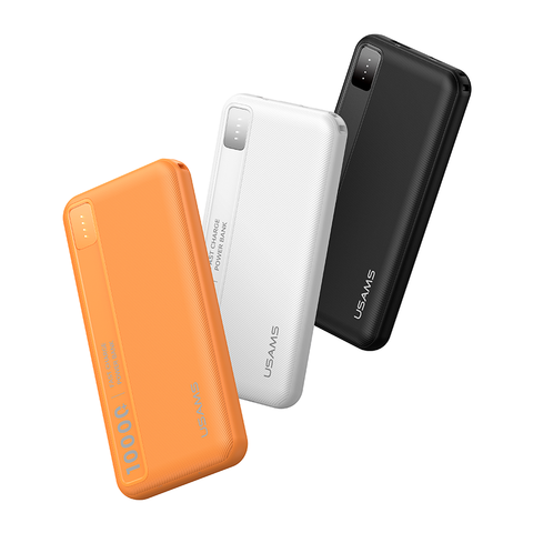 Pin Dự Phòng USAMS CD262 PB89 10000mAh 10W (1*Type-C + 1*USB-A port, LED Display, 3C Certification)