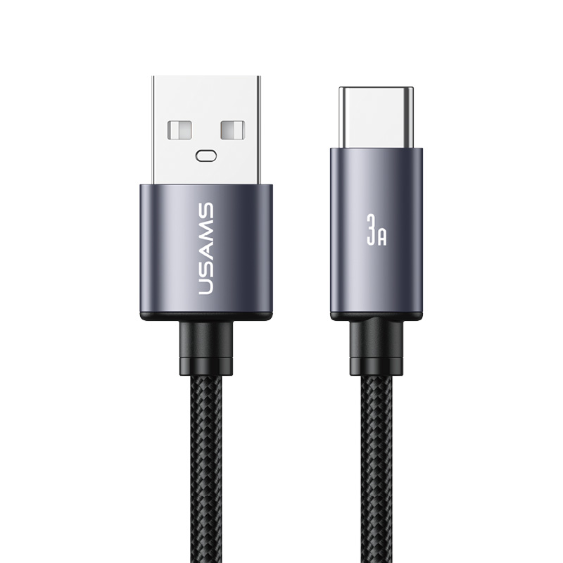 Cáp Sạc Nhanh USB to Type-C USAMS SJ767 U91 3A (1.2m, 480Mbps)