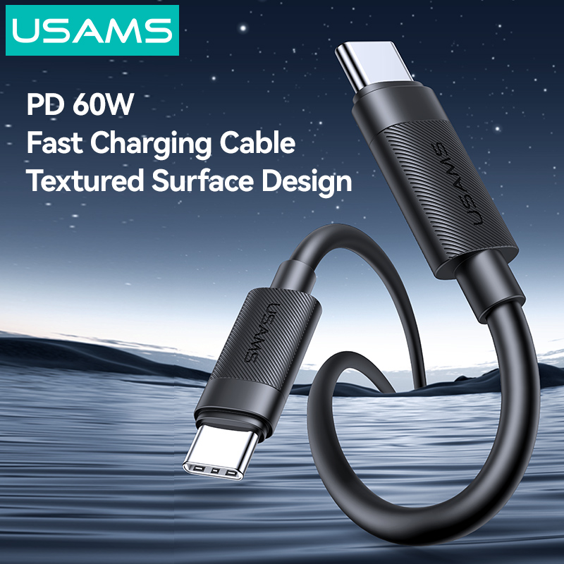 Cáp Sạc Nhanh C to C USAMS SJ780 U94 60W (1m, 480Mbps)