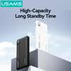 Pin Dự Phòng USAMS CD263 10000mAh 22.5W (1*Type-C + 1*USB-A port, Digital Display, 3C Certification)