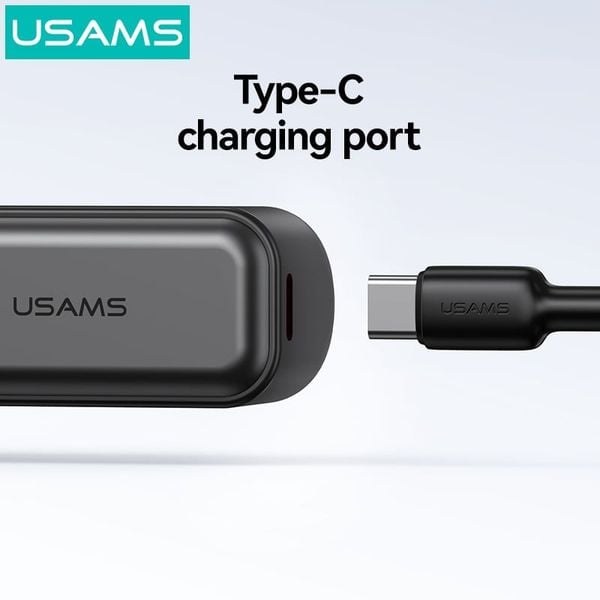 Quạt Cầm Tay Sò Lạnh Tốc Độ Cao USAMS ZB362 (7W, 2000mAh, Digital Display, 100 Wind Speeds Adjustable, 14000RPM)