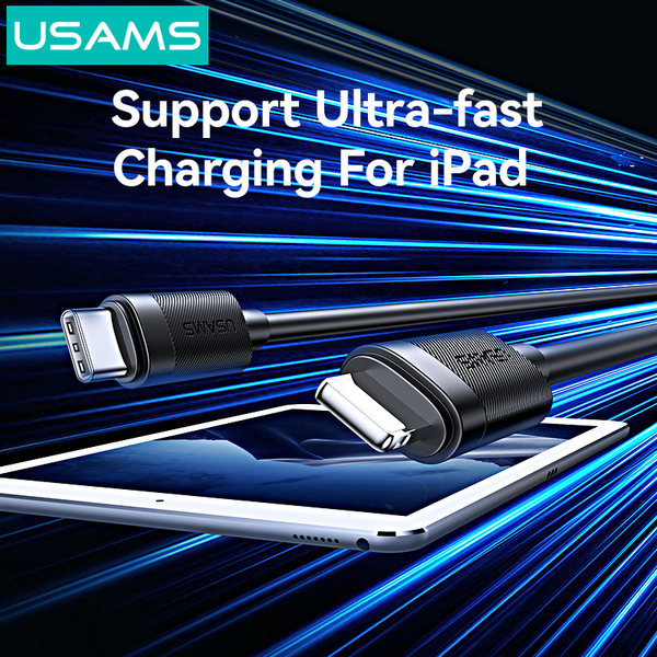 Cáp Sạc Nhanh C to Lightning USAMS SJ781 U94 30W (1m, 480Mbps)