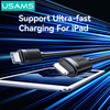 Cáp Sạc Nhanh C to Lightning USAMS SJ781 U94 30W (1m, 480Mbps)