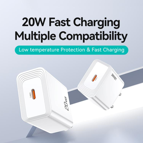 Củ Sạc Nhanh USAMS CC325 T69 20W (1*Type-C port, PD3.0)