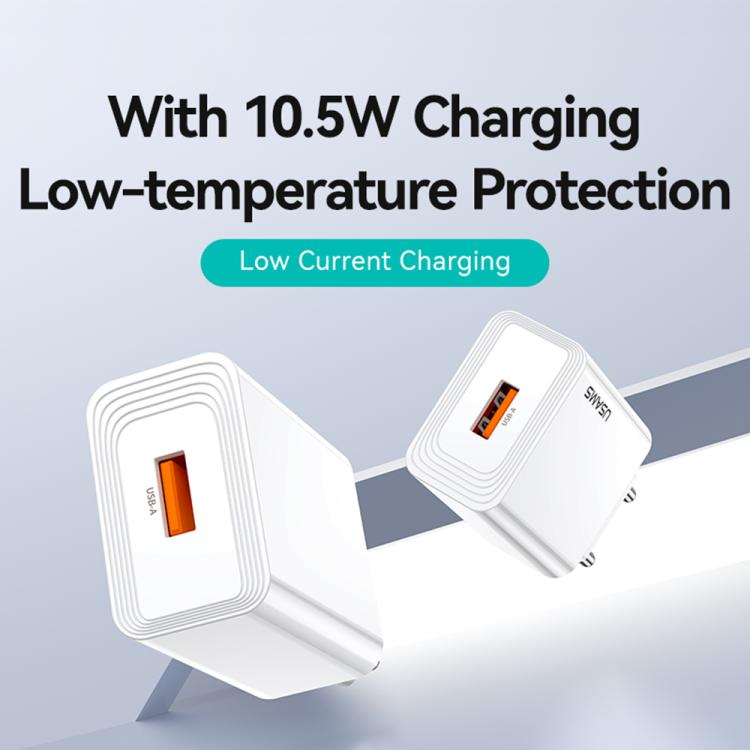 Củ Sạc Nhanh USAMS CC326 T69 2.1A (1*USB-A port, 5V/2.1A)