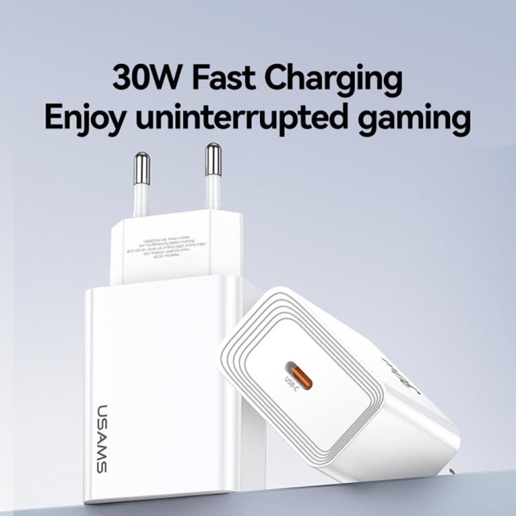 Củ Sạc Nhanh USAMS CC329 T69 30W (1*Type-C port, PD3.0)