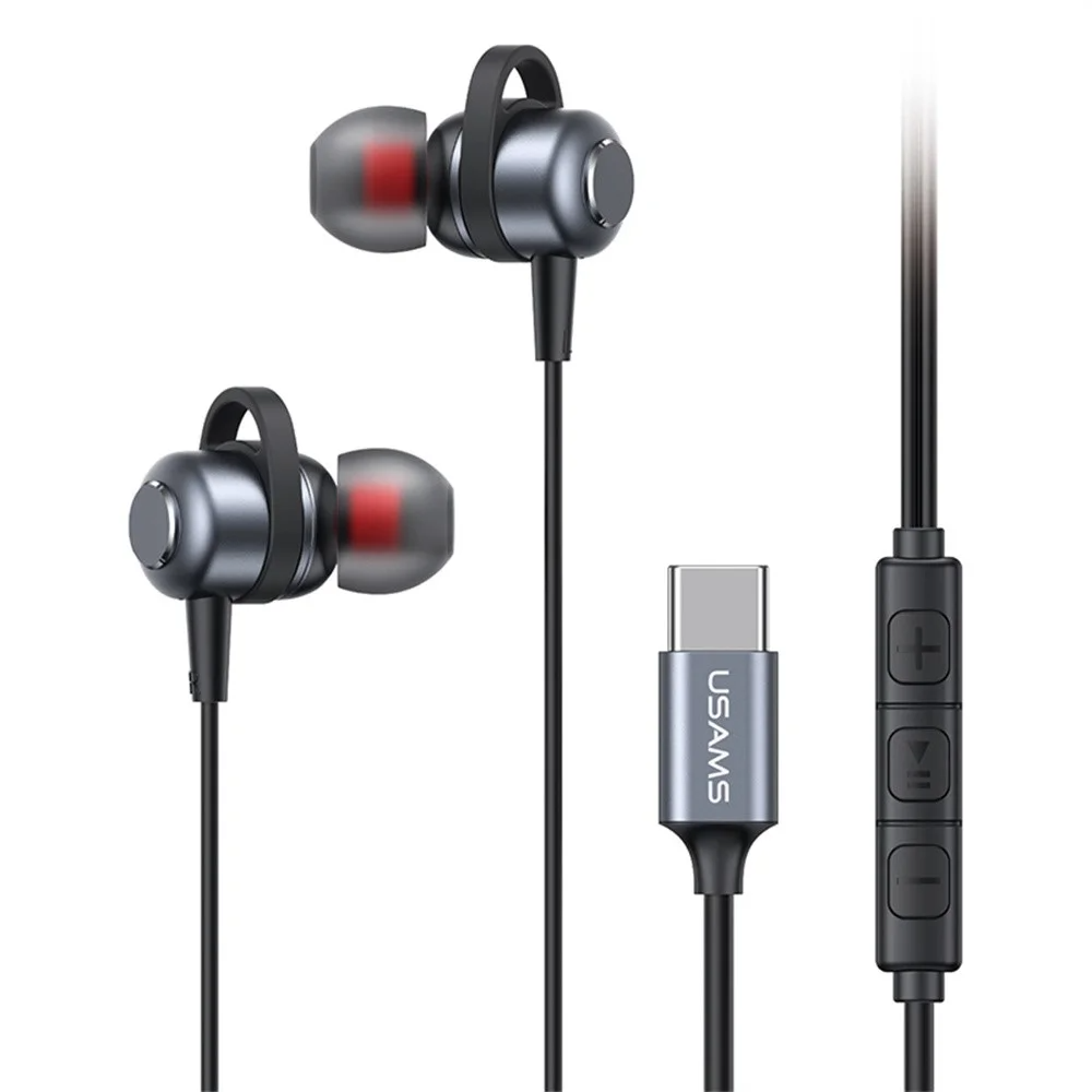 Tai Nghe Có Dây Type-C USAMS SJ758 EP-48 (1.2m, 3D Surround Sound Immersion, HD Mic Clear Calls)