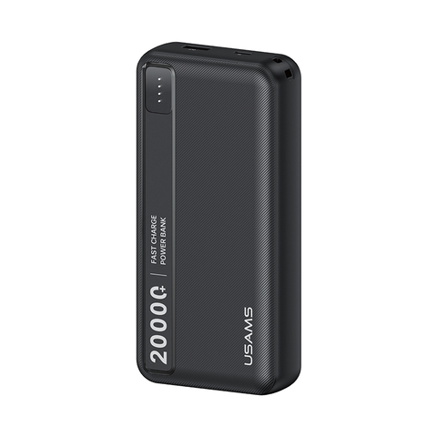 Pin Dự Phòng USAMS CD264 PB89 20000mAh 10W (1*Type-C + 1*USB-A port, LED Display, 3C Certification)
