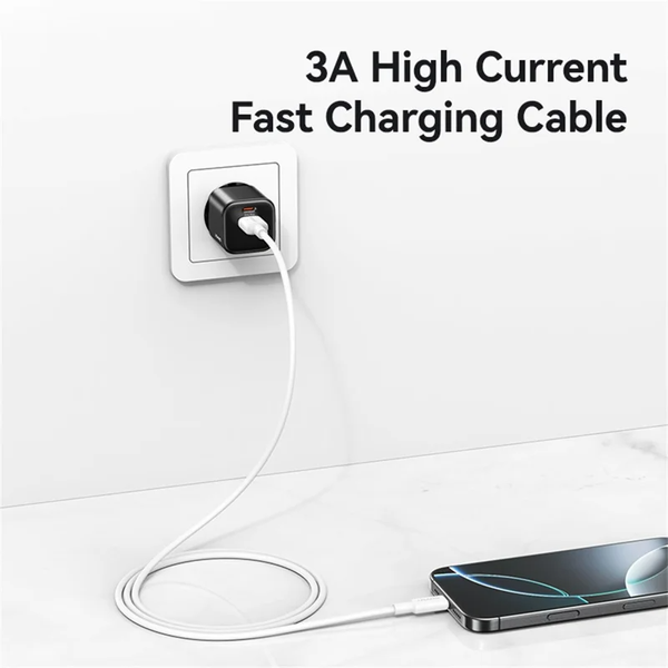 Cáp Sạc Nhanh USB to Type-C USAMS SJ761 U90 18W (3A, 1m, 480Mbps)