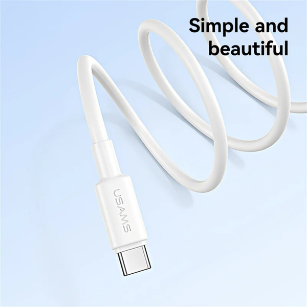 Cáp Sạc Nhanh USB to Type-C USAMS SJ761 U90 18W (3A, 1m, 480Mbps)