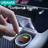 Tẩu Sạc Cho Ô Tô USAMS CC327 45W (1*Type-C + 1*USB-A Ports, Digital Display)