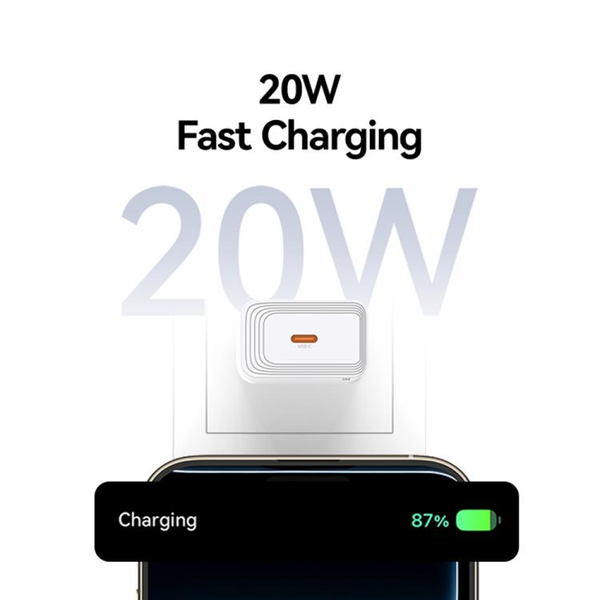 Củ Sạc Nhanh USAMS CC325 T69 20W (1*Type-C port, PD3.0)