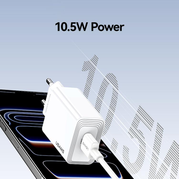 Củ Sạc Nhanh USAMS CC326 T69 2.1A (1*USB-A port, 5V/2.1A)