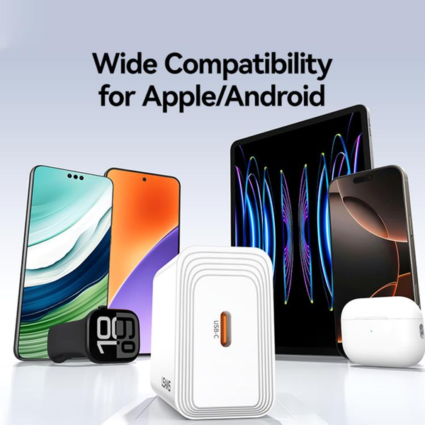 Củ Sạc Nhanh USAMS CC325 T69 20W (1*Type-C port, PD3.0)