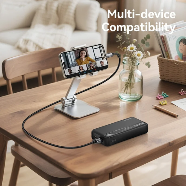 Cáp Sạc Nhanh USB to Type-C USAMS SJ767 U91 3A (1.2m, 480Mbps)