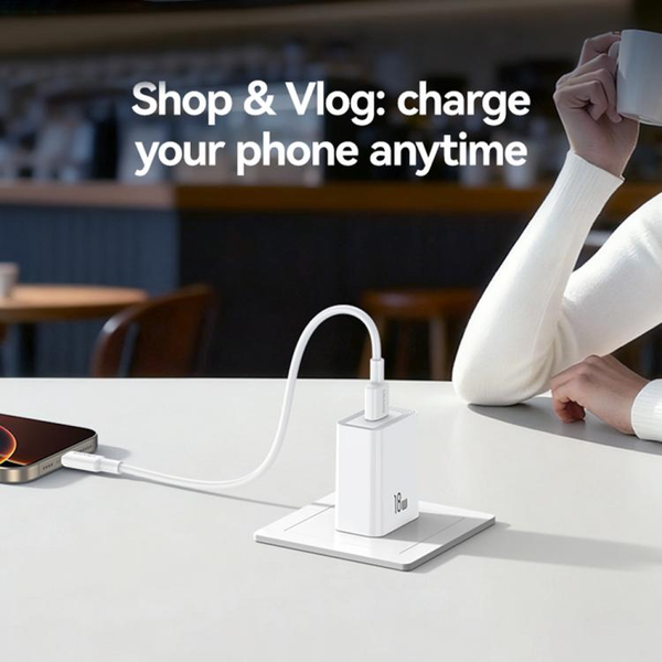 Củ Sạc Nhanh USAMS CC324 T69 18W (1*USB-A port, QC3.0)