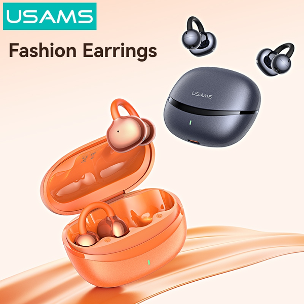 Tai Nghe Kẹp Tai Bluetooth TWS USAMS Echo R03 (Bluetooth v6.0, 4H, 11mm Large Dynamic Driver)