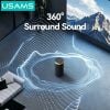 Loa Di Động Không Dây USAMS YX018 10W (Bluetooth v5.4, 4H, 1500mAh, RGB Ambient Lighting 360°, Omni-directional Sound, With BT, TF Card & USB playback, TWS)