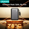 Pin Dự Phòng Kèm Cáp Type-C USAMS CD284 PB102 10000mAh 22.5W (Semi-Solid Battery Core, 1*Type-C + 1*USB-A port, Digital Display)