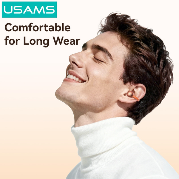 Tai Nghe Kẹp Tai Bluetooth TWS USAMS Echo R03 (Bluetooth v6.0, 4H, 11mm Large Dynamic Driver)