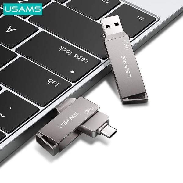 USB Lưu Trữ Di Động Tốc Độ Cao USB+TypeC USAMS ZB199 32GB (USB3.0 / 5Gbps)
