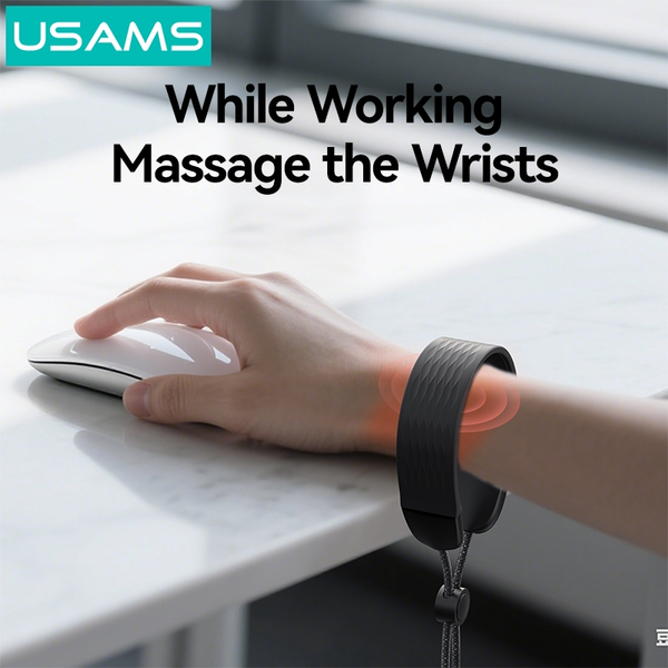 Cáp Sạc Nhanh C to C Kiêm Máy Mát Xa Cổ 2-in-1 USAMS SJ759 100W (3-Speed Massage, 480Mbps, 1.4m)