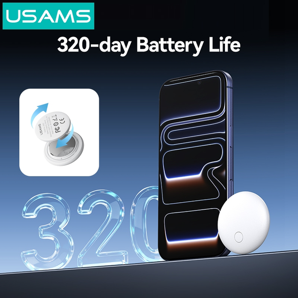 Tag Định Vị Thông Minh USAMS ZB357 (Bluetooth v5.3, Work with Apple Find My, 12-15m​)