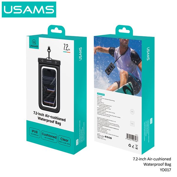 Túi Chống Nước USAMS YD016 (7.2 inch, IPX8, Detachable Lanyard)