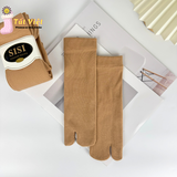 Tất Nữ Ngắn Xỏ Ngón ủ Kem SI SI Set 10 Đôi Màu Da Cổ Cao Chất Siêu Dày Dặn Mềm Mịn Co Giãn Tốt Có Lớp Lông