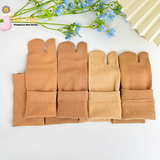 Tất Nữ Ngắn Xỏ Ngón ủ Kem SI SI Set 10 Đôi Màu Da Cổ Cao Chất Siêu Dày Dặn Mềm Mịn Co Giãn Tốt Có Lớp Lông